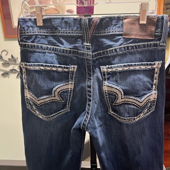 Men's Big Star Straight Blue Jeans 32 X 32 #023 - Picture 8 of 9